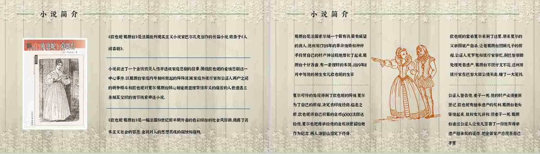 人间喜剧系列长篇小说《欧也妮葛朗台》作品介绍导读知识点梳理PPT模板-6