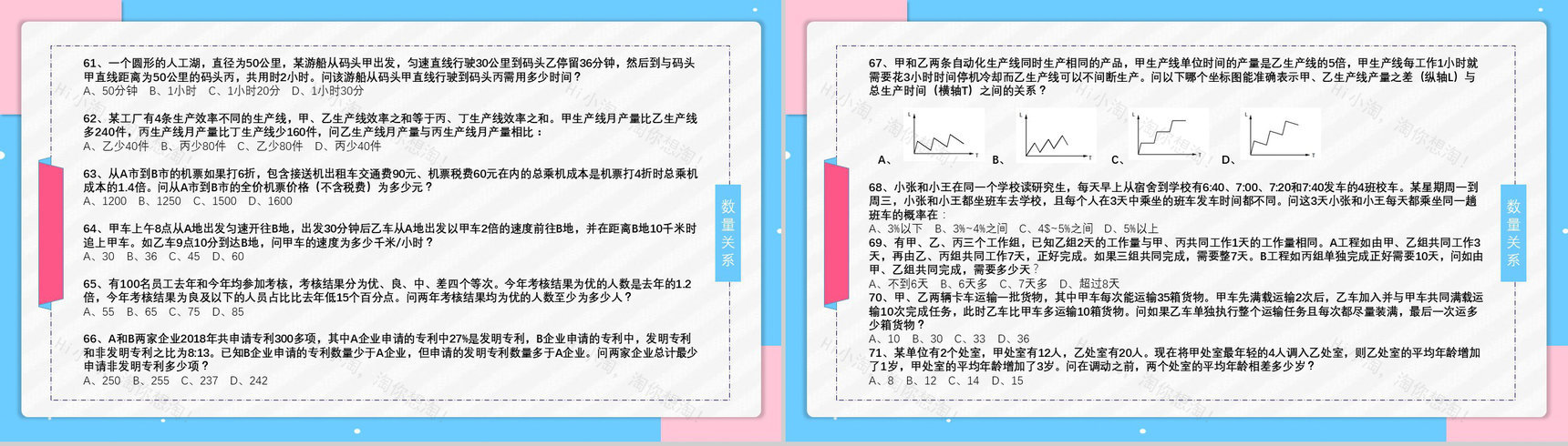 2019年副省级公务员国考真题行测申论答案解析题目解析备考专用PPT模板-12