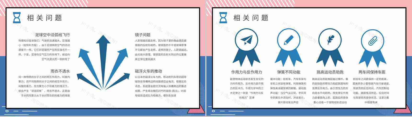 日常生活中常见的物理现象解释中学生物理知识培训PPT模板-5