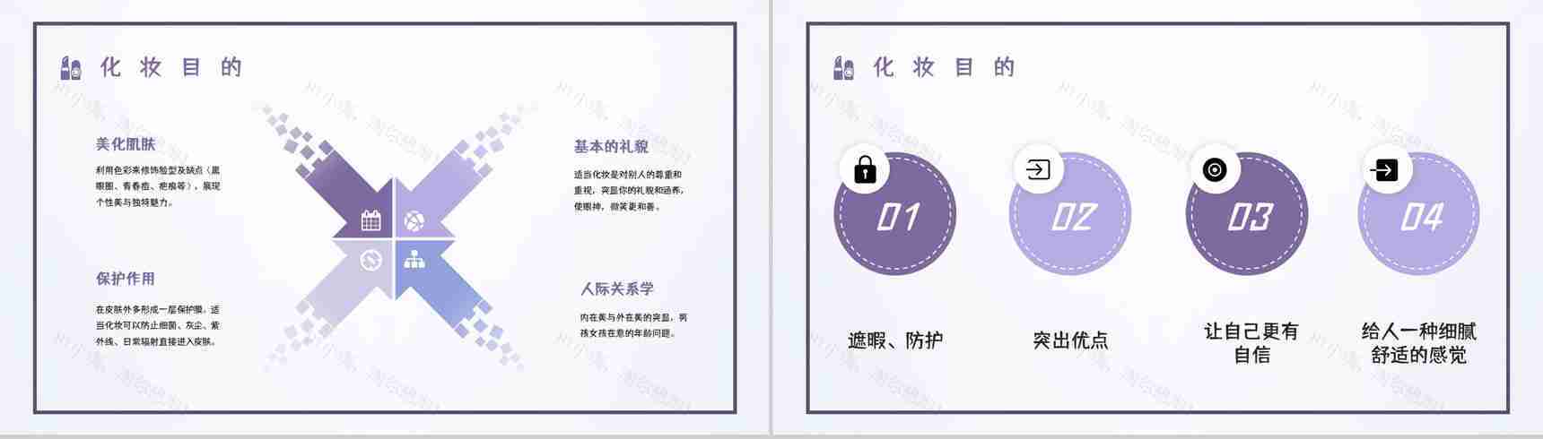 时尚行业化妆师技能培训学习基本知识讲解宣传PPT模板-4