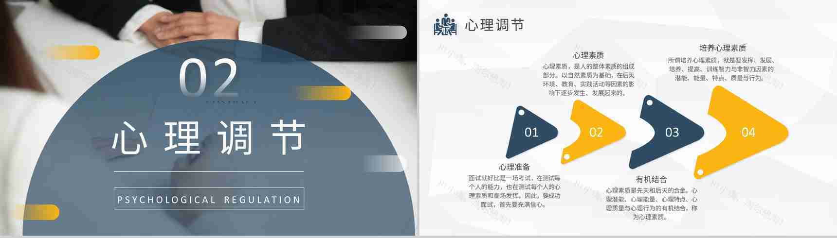 面试技巧培训课件个人求职过程沟通交流通用话术学习PPT模板-4