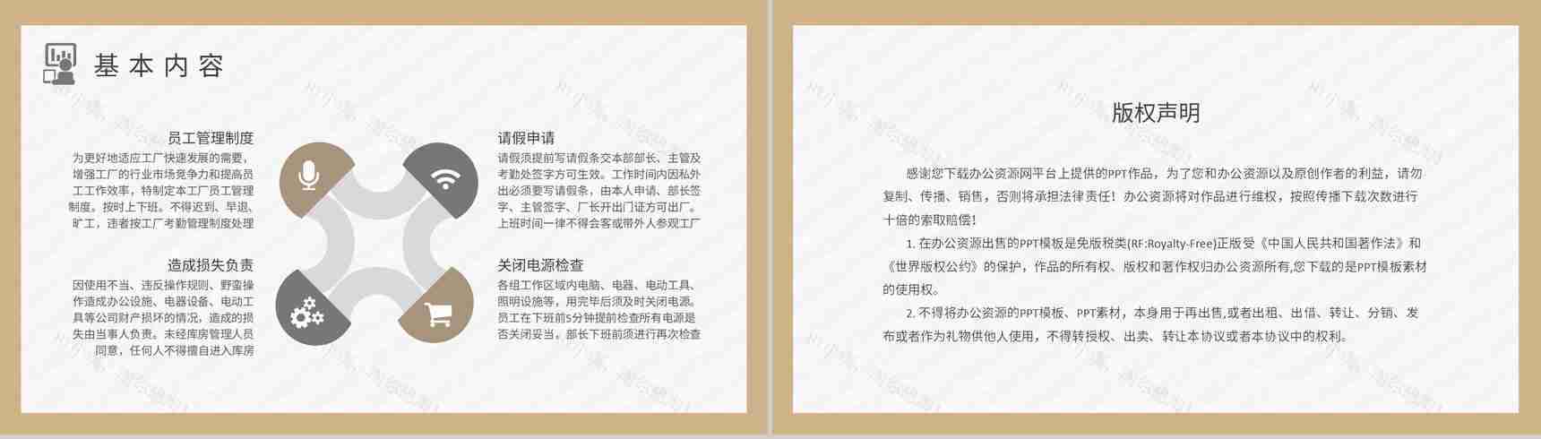 员工车间现场管理培训汇报工厂管理制度学习心得PPT模板-8