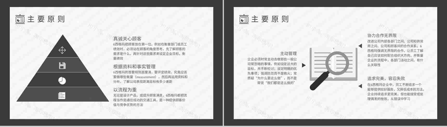 课程内容六西格玛管理培训单位质量流程管理工作汇报PPT模板-3