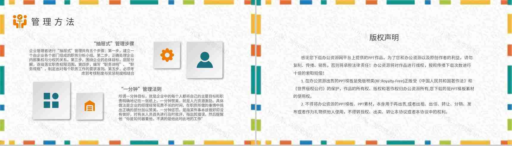 单位经营管理制度培训学习员工管理计划方案PPT模板-8