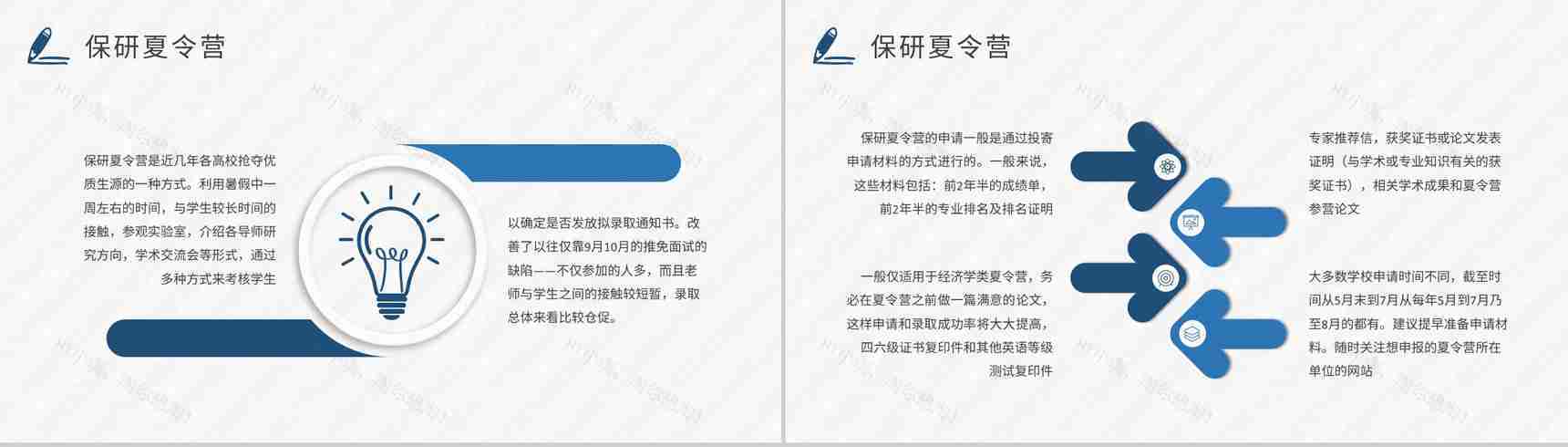 保研经验交流会活动方案夏令营申请条件和要求咨询PPT模板-5