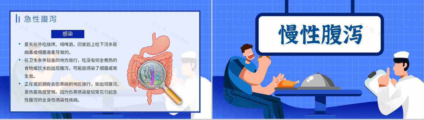 夏季腹泻的原因及防护健康宣传活动小结预防知识PPT模板-9