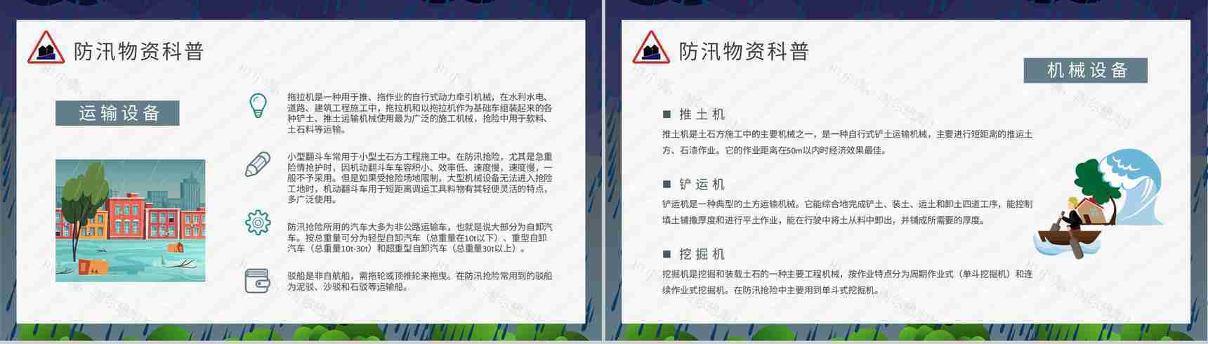 防洪防汛安全小知识宣传居民雨季洪汛遇险自救措施培训PPT模板-9