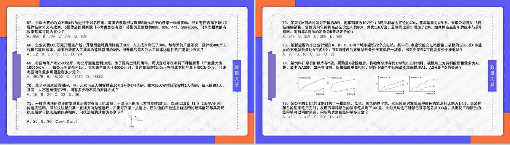2018年公务员国考真题副省级附答案解析完美版PPT模板-13