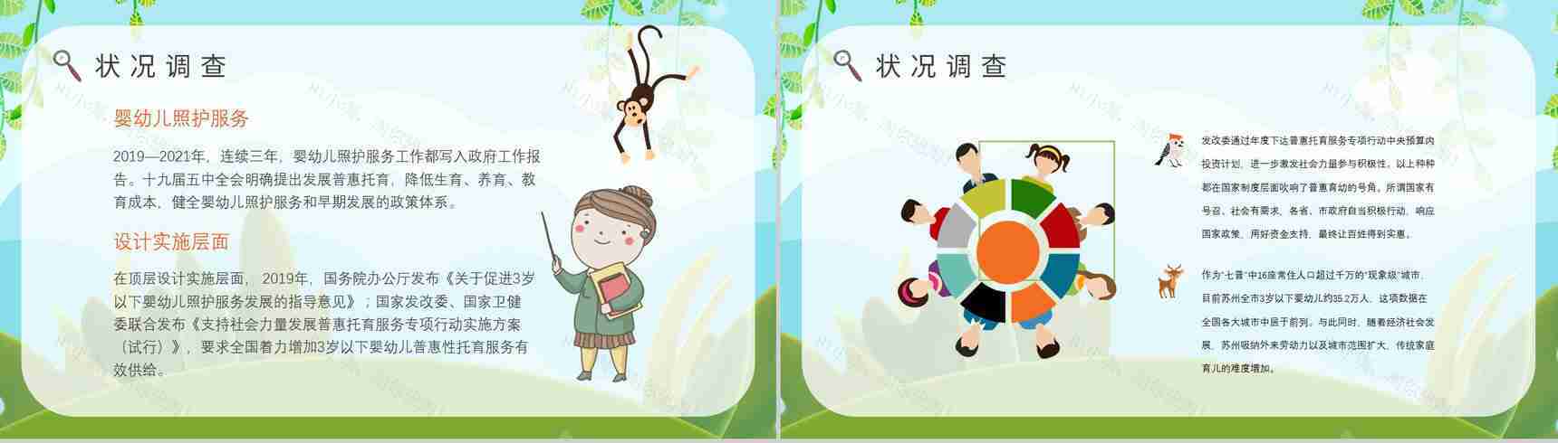 托育服务经营范围服务项目供给状况调查开办托育中心手续PPT模板-8