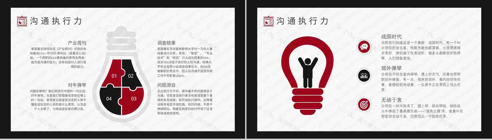 商务人员谈判沟通技巧商务社交礼仪培训学习PPT模板-3