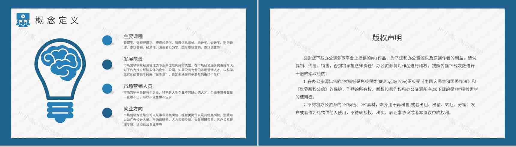 互联网公司市场营销课程培训营销部门工作总结PPT模板-8