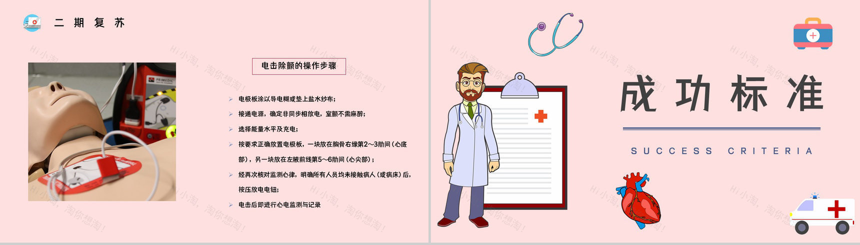 成人心肺复苏指南教学训练急救知识学习讲解培训PPT模板-4