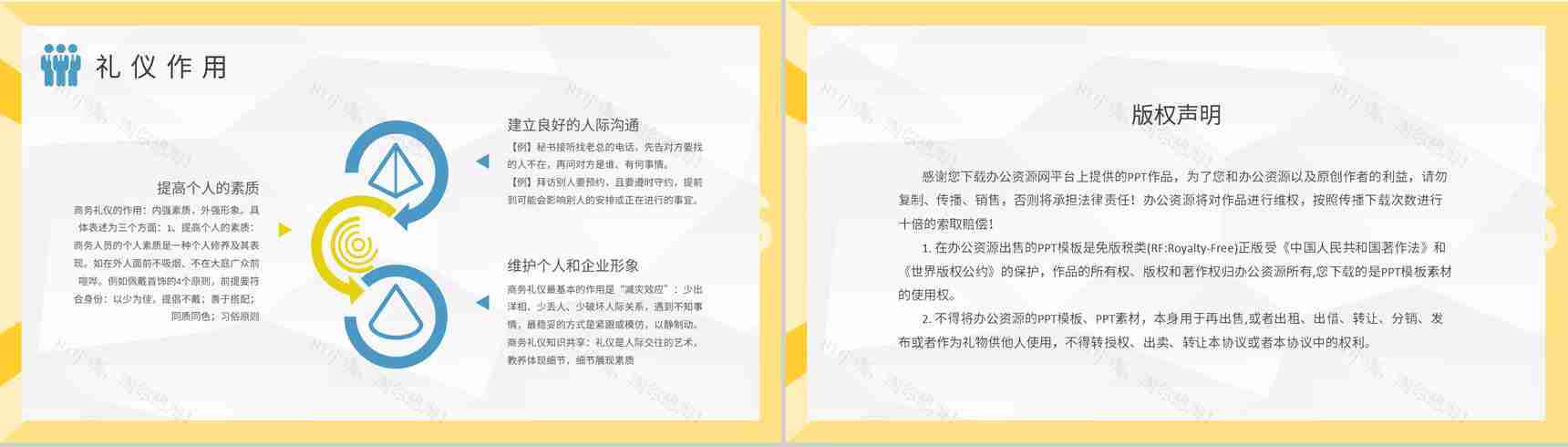 员工入职商务礼仪知识培训办公室着装举止规范内容总结PPT模板-8