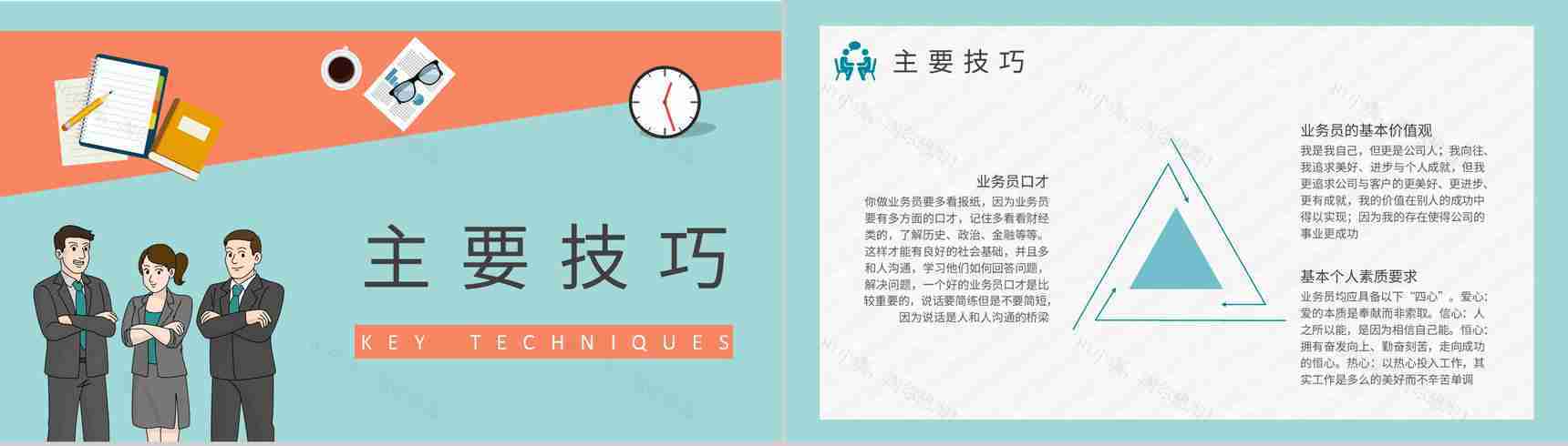 营销业务员培训计划公司员工销售沟通技巧学习PPT模板-7