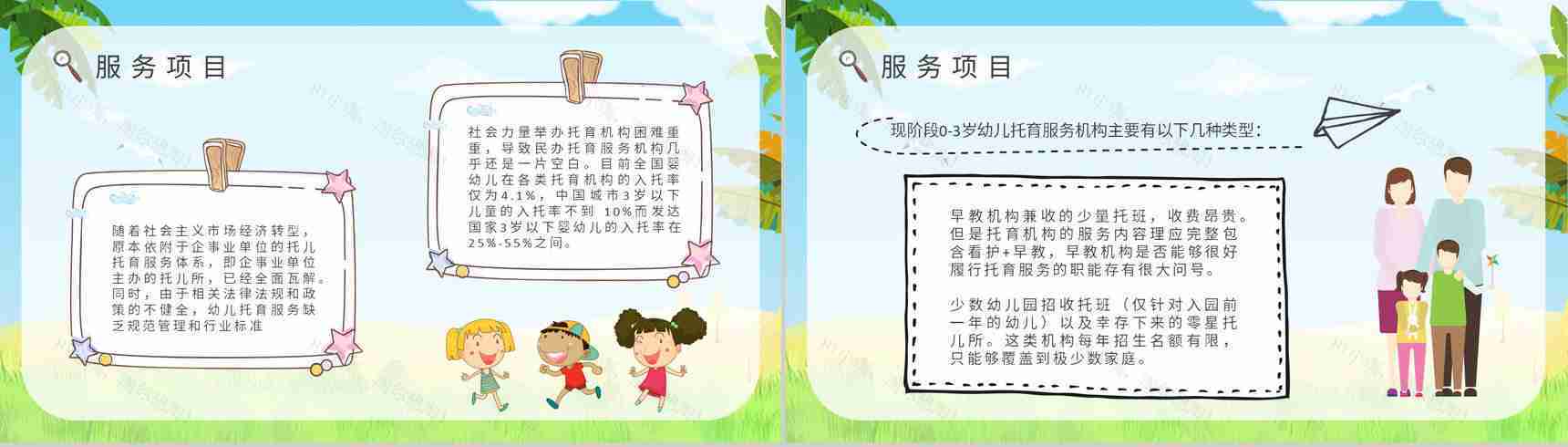 托育服务供给状况调查服务项目经营范围开办托育中心手续PPT模板-5