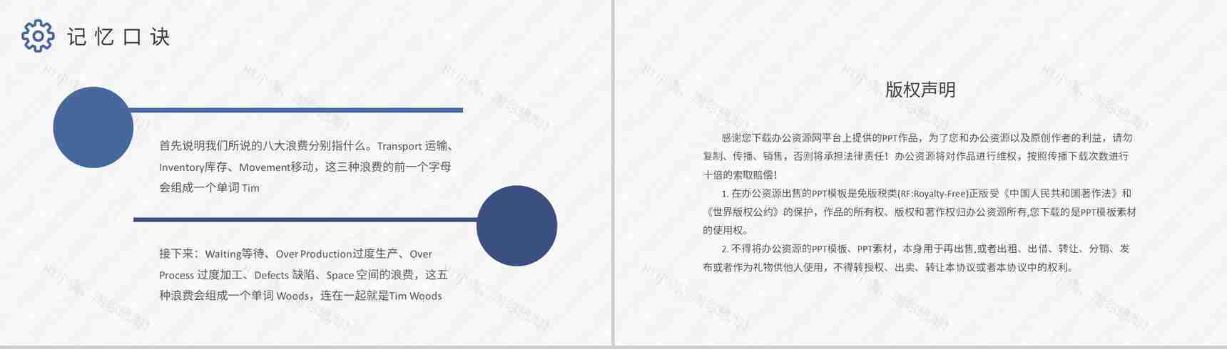 工厂员工八大浪费案例培训生产车间管理要求总结PPT模板-8