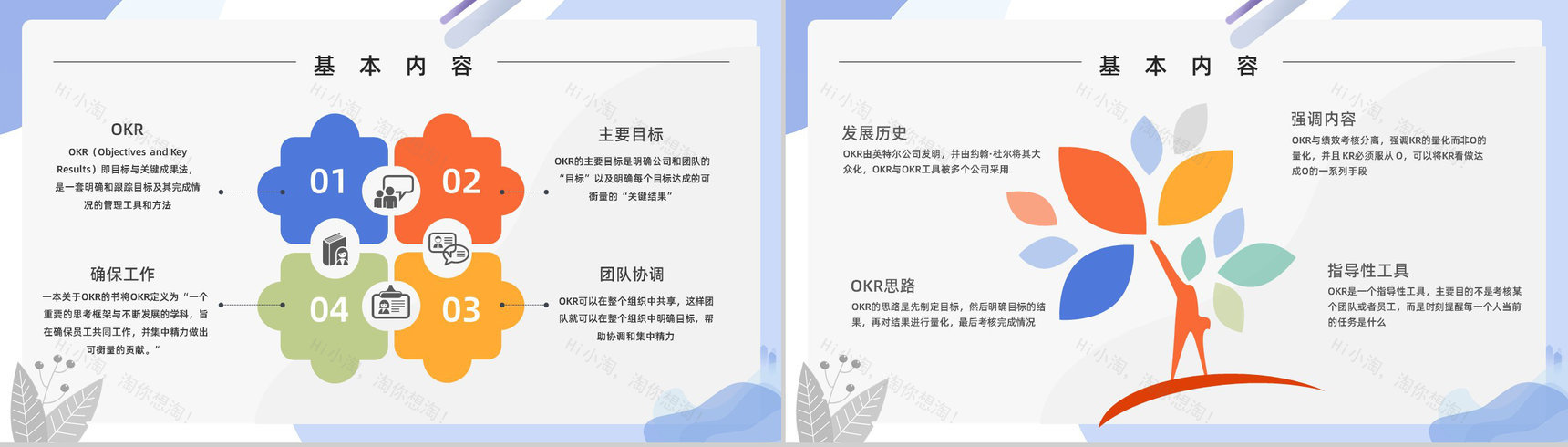 企业管理培训OKR工作法学习目标管理与项目协作总结PPT模板-3