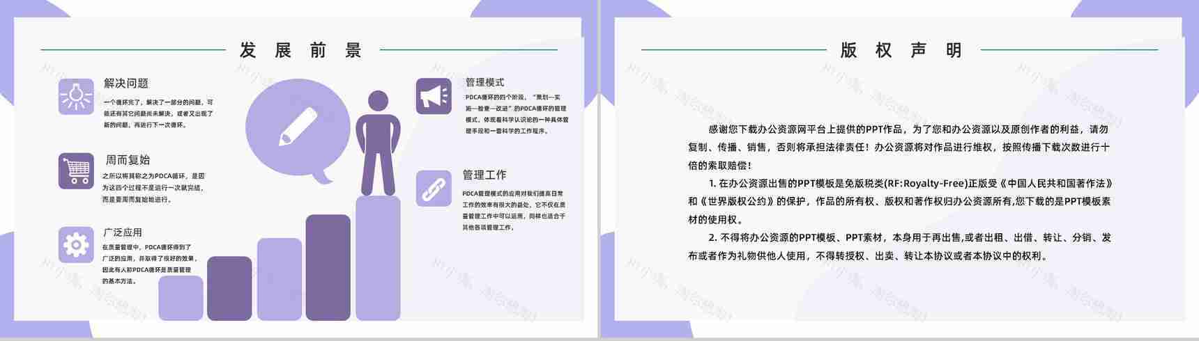 企业PDCA循环及其管理学习员工工作技能方法培训课件通用PPT模板-8
