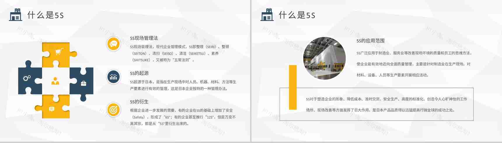 企业生产车间管理工作计划方案5S现场管理知识培训学习PPT模板-3