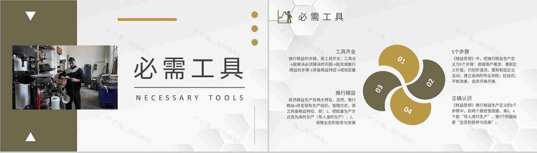工厂员工精益生产培训心得车间现场管理规划总结PPT模板-5