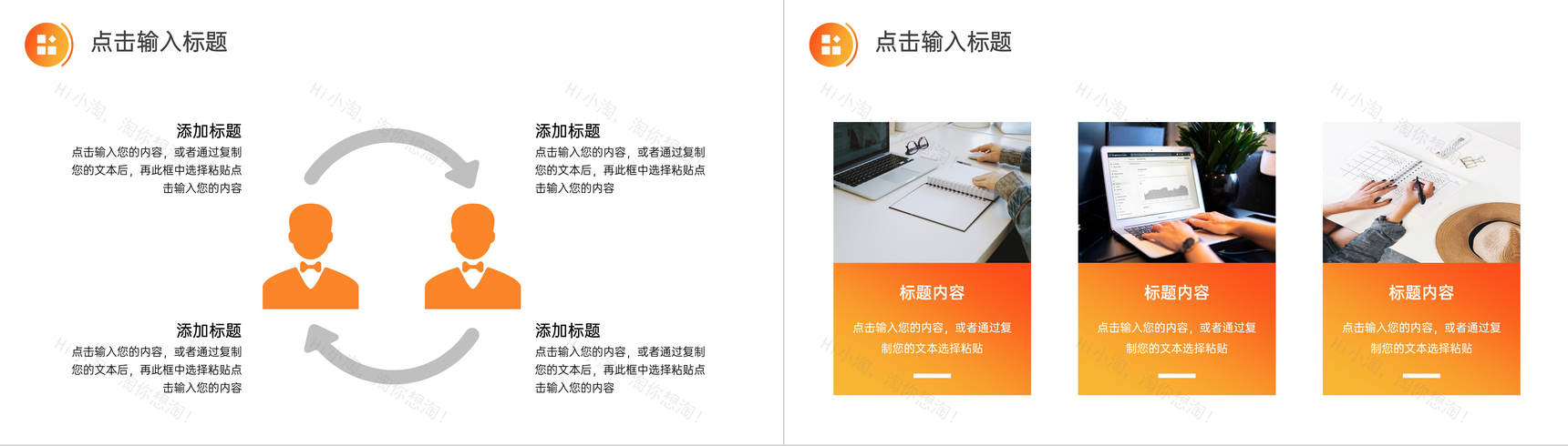 橙色公司管理培训领导力执行力提升PPT模板-3