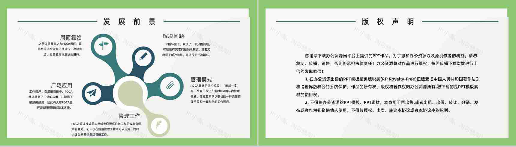 企业员工质量管理PDCA循环的四个阶段知识培训讲座通用PPT模板-8