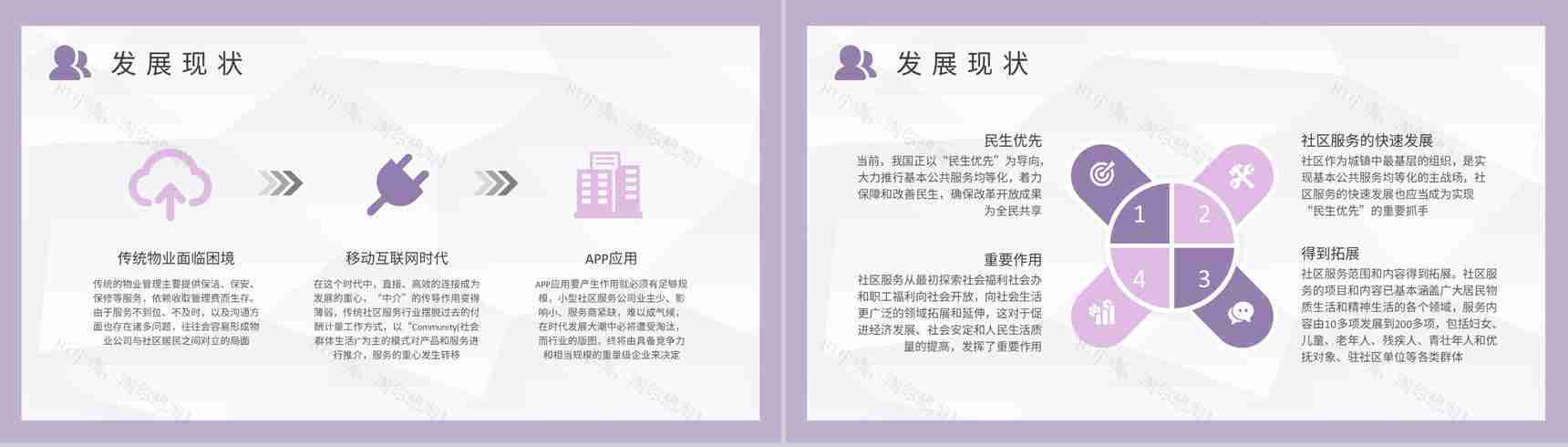 社区管理工作知识培训社区服务活动内容学习PPT模板-4