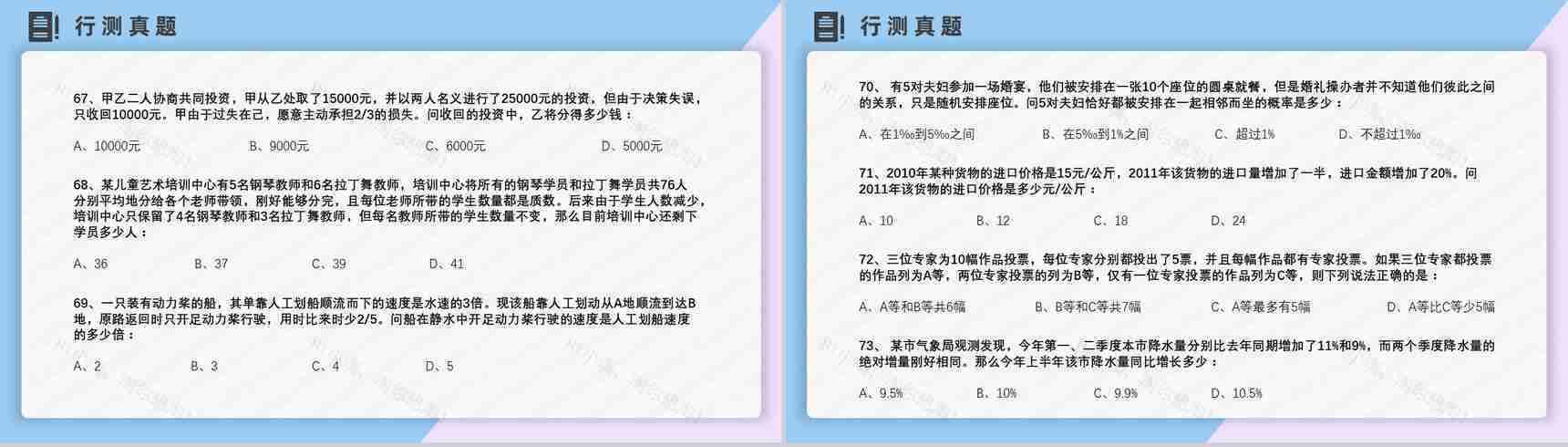 2012年国考公务员真题副省级行测申论答案解析考前冲刺必备PPT模板-16