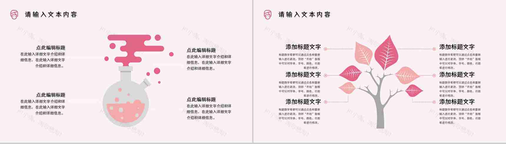 微创整形美容医院医疗机构项目简介女生美容皮肤护理课件PPT模板-9