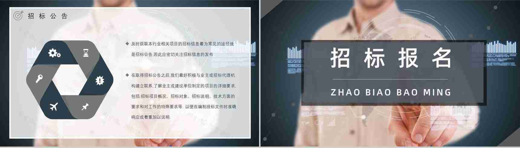 获取招标公告制作标书商务部门投标书制作流程培训教案PPT模板-5