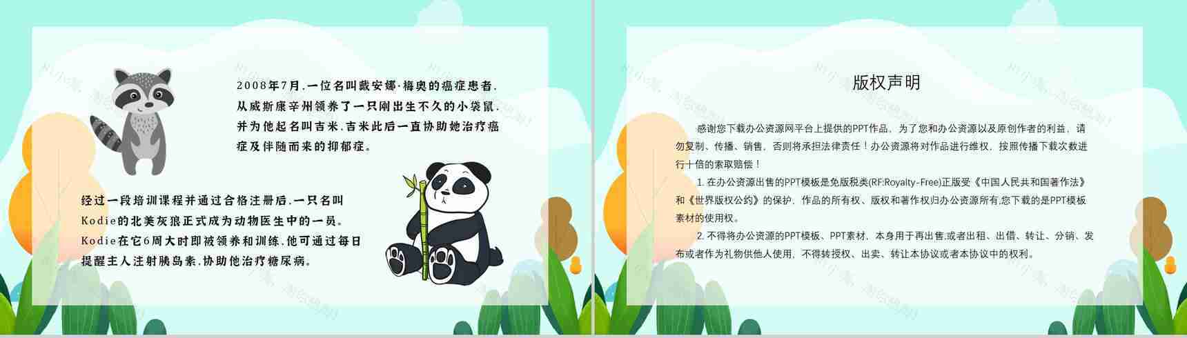 国际保护动物日我们在行动主题公益活动宣传学生课外教学拓展PPT模板-12