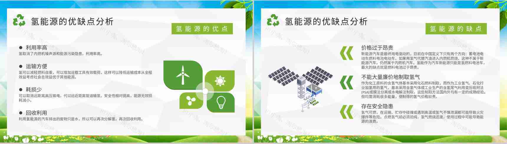 氢能源基础知识学习城市环保措施实施工作汇报PPT模板-7