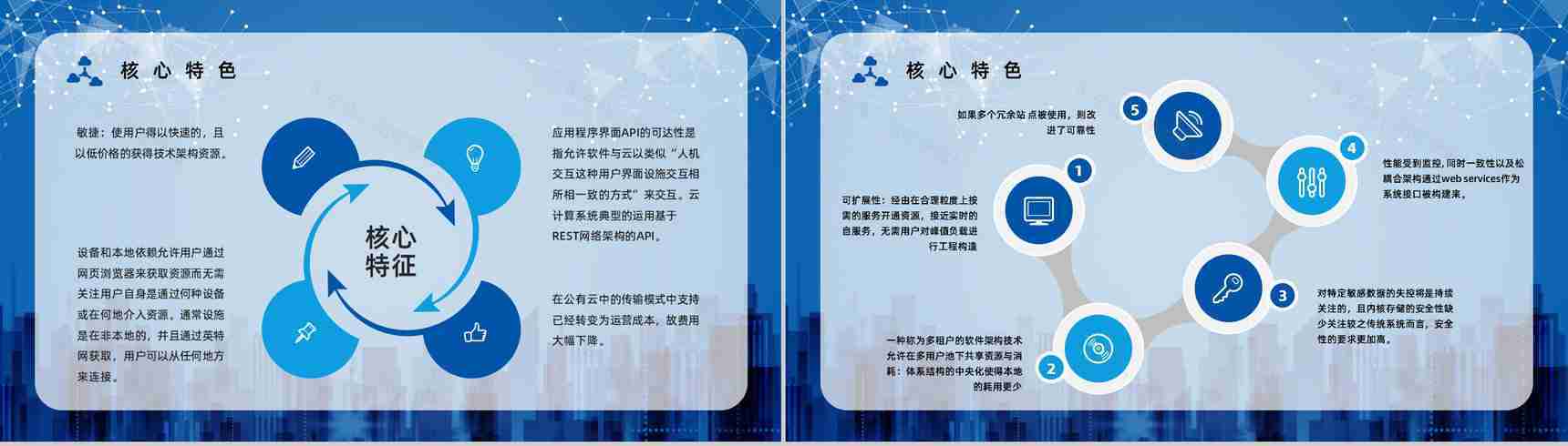 IT行业云计算技术与应用介绍互联网大数据知识培训PPT模板-10