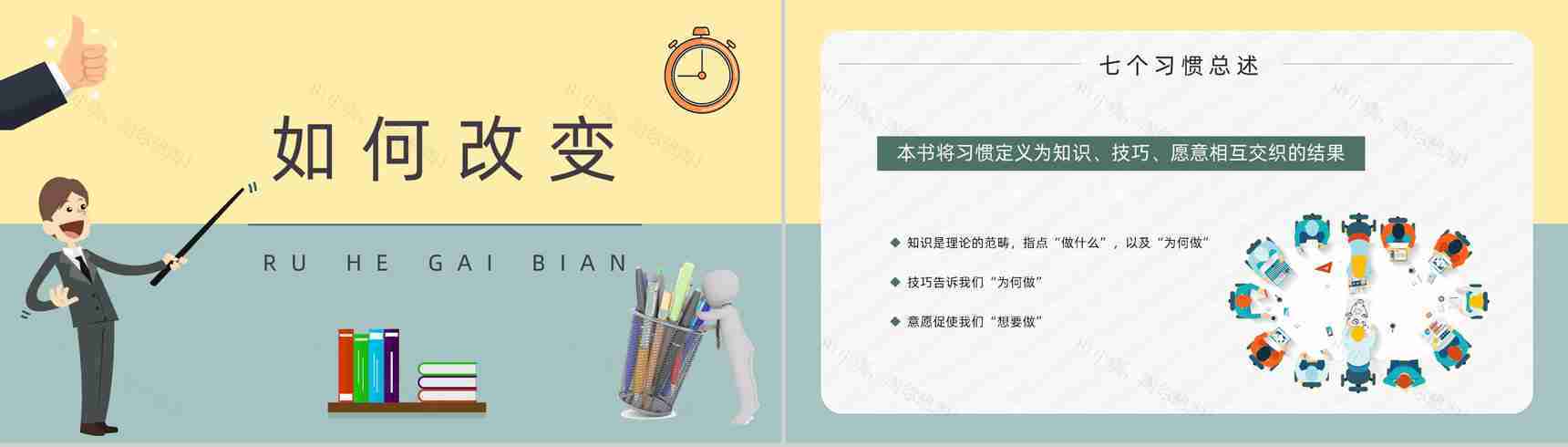 读书笔记史蒂芬柯维《高效能人士的七个习惯》内容简介企业管理培训课件PPT模板-5