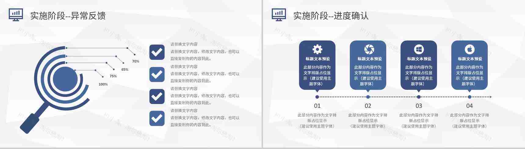 PDCA管理循环工作方法培训全面质量管理计划方案PPT模板-12
