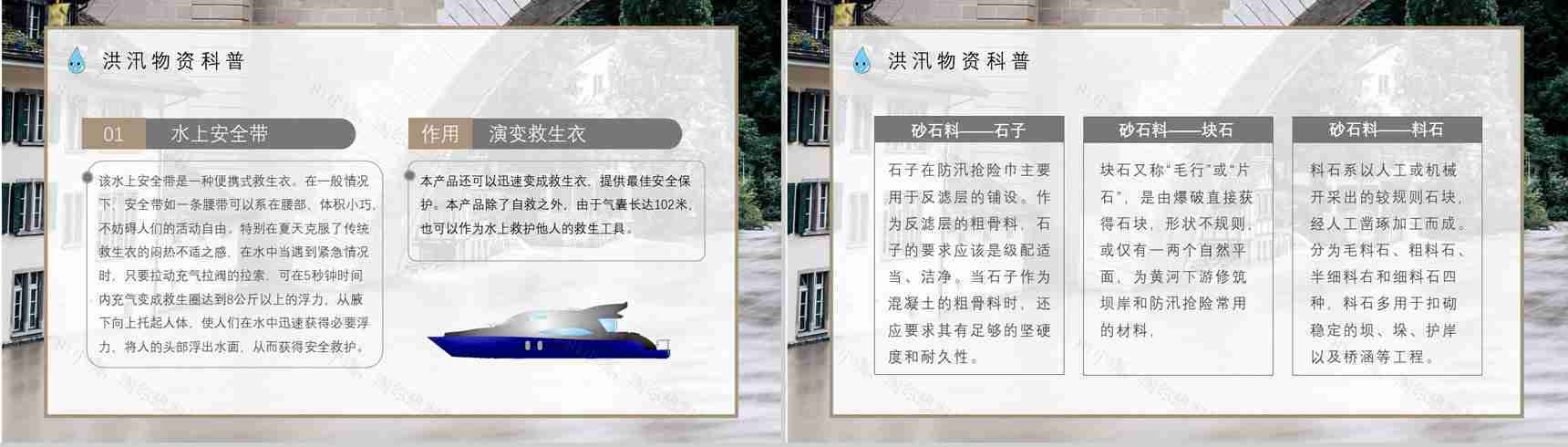 雨季防洪防汛的应急措施和方法社区工作人员培训讲座PPT模板-12