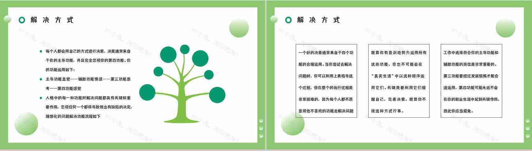 职业人格评估测试MBTI职业性格分析总结INFP工作优势劣势汇报PPT模板-8