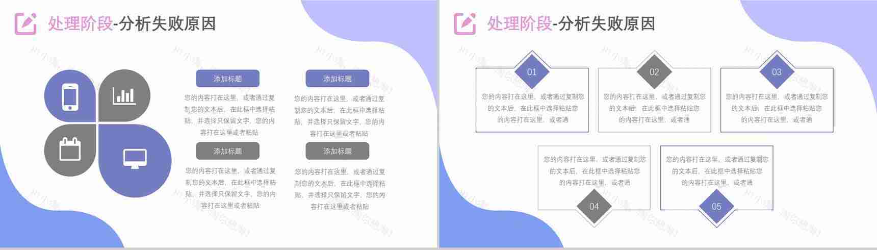 PDCA循环分析案例工作方法完整框架项目分析工作总结PPT模板-19