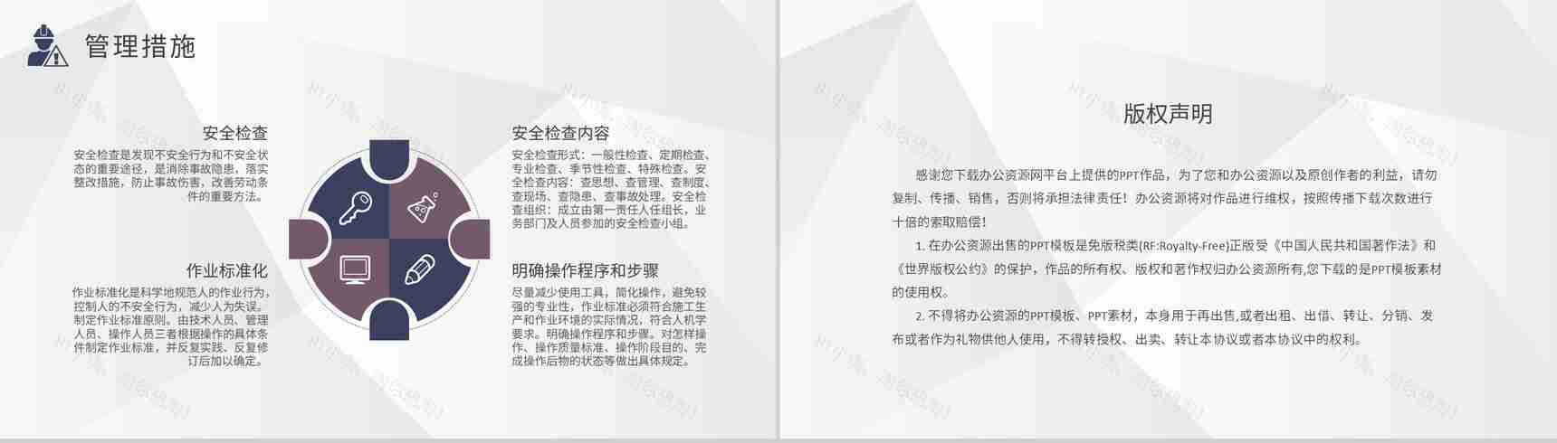 项目安全管理培训内容总结企业工程建设计划方案汇报PPT模板-10