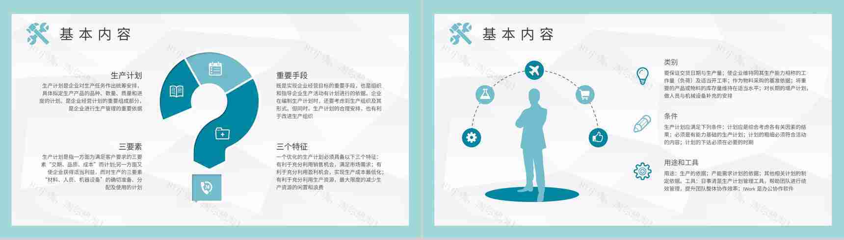 企业生产计划管理知识培训产能分析规划工作总结PPT模板-3