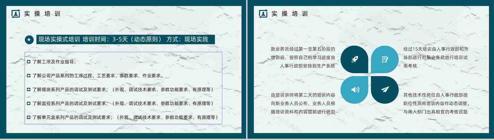 企业新入职员工培训业务员工作内容和技能培训与管理计划PPT模板-11