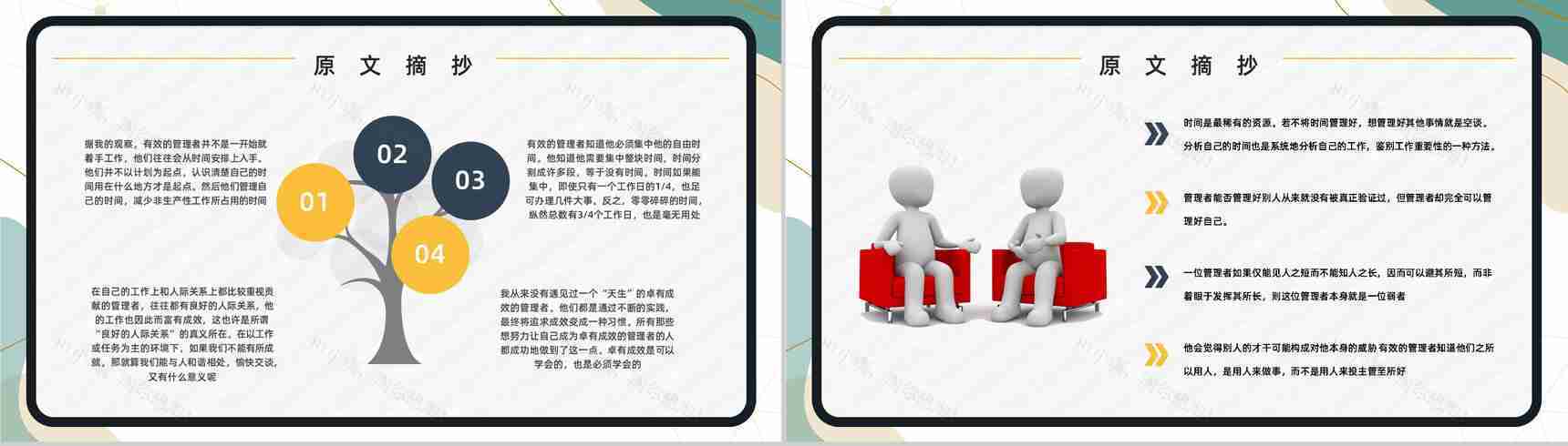 《卓有成效的管理者》管理学图书介绍导读管理内容学习培训PPT模板-4