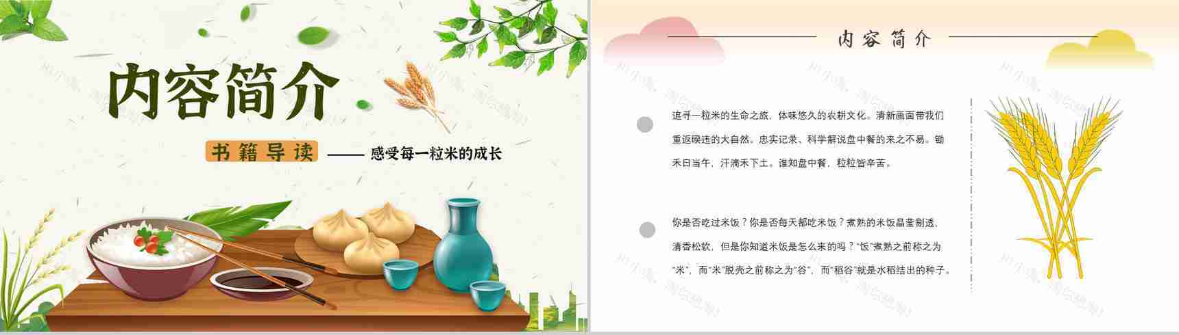 教师备课《盘中餐》艺术特色名著知识点梳理PPT模板-2