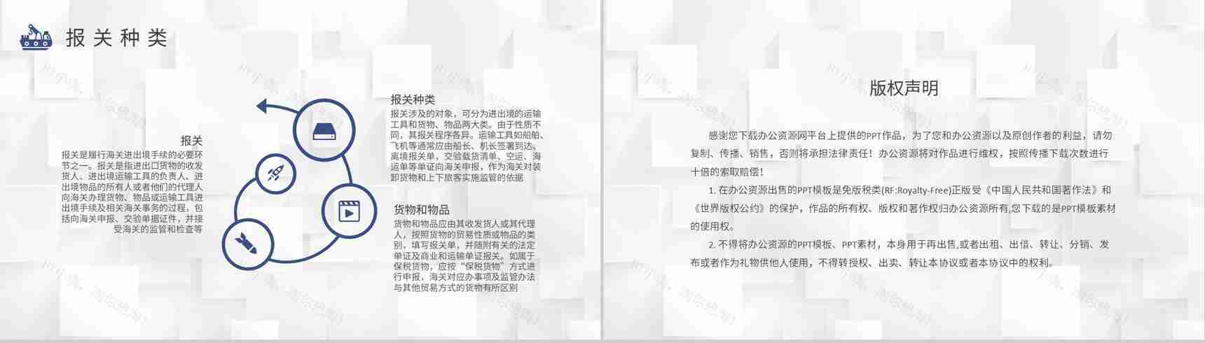 外贸业务流程培训方案进口报关基本流程学习PPT模板-8