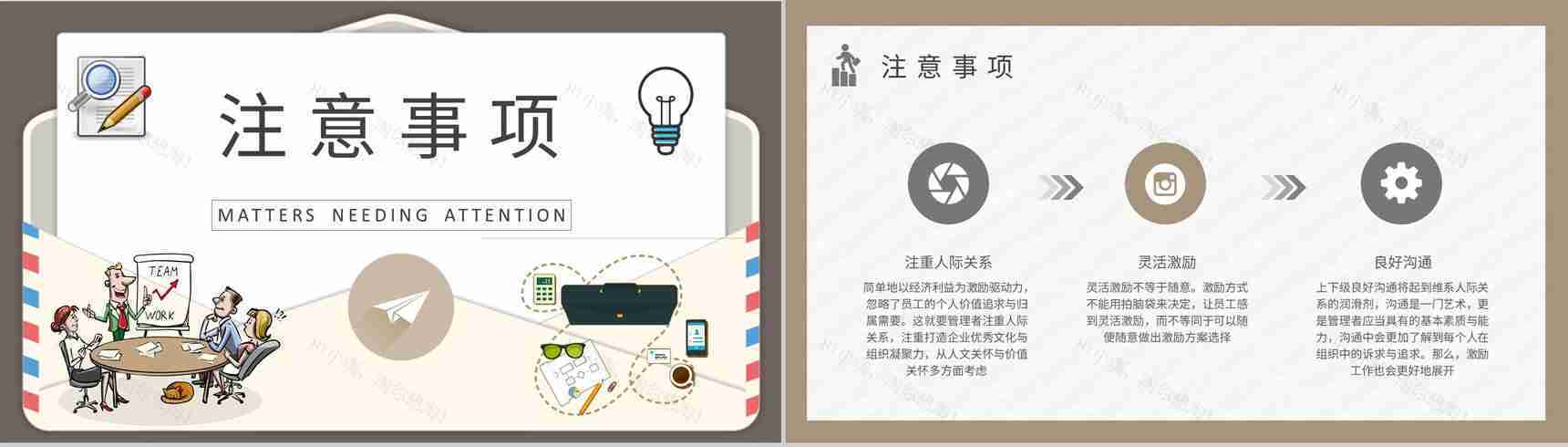 员工管理培训计划总结团队目标管理知识学习PPT模板-7