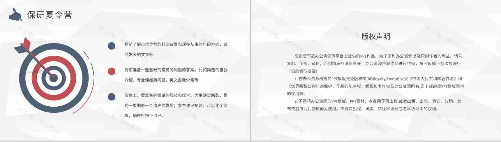 考研保研经验交流会活动宣传策划内容汇报PPT模板-10