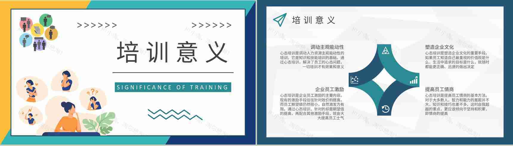 企业员工心理素质提升课程心态管理培训学习总结PPT模板-4