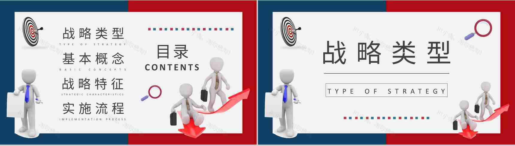 企业经营战略案例分析培训企业管理工作总结汇报PPT模板-2