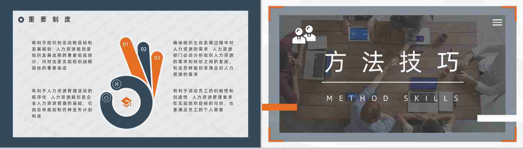 商务人事规章制度培训企业新入职员工岗前技能内容培训通用PPT模板-8