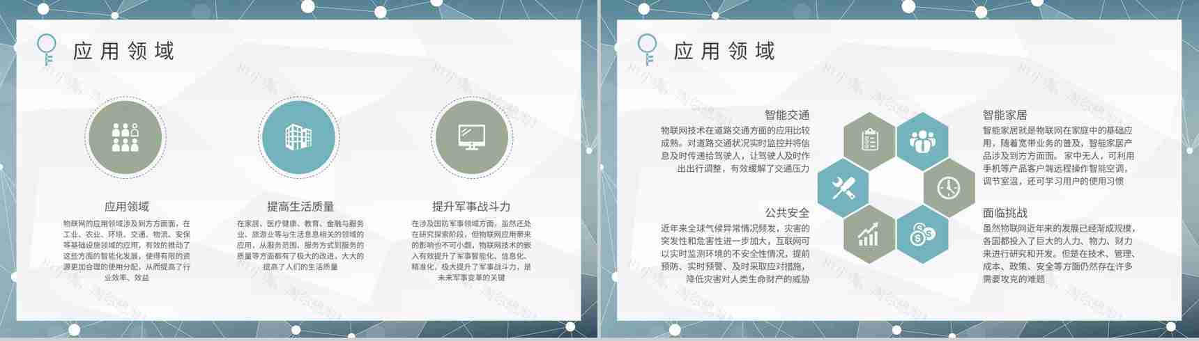 公司智能物联工作研究汇报物联网应用技术培训总结PPT模板-3